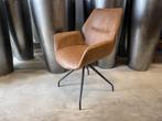 Veiling - Eetkamerstoel Mondial (set van 8) microleder - cog, Huis en Inrichting, Nieuw