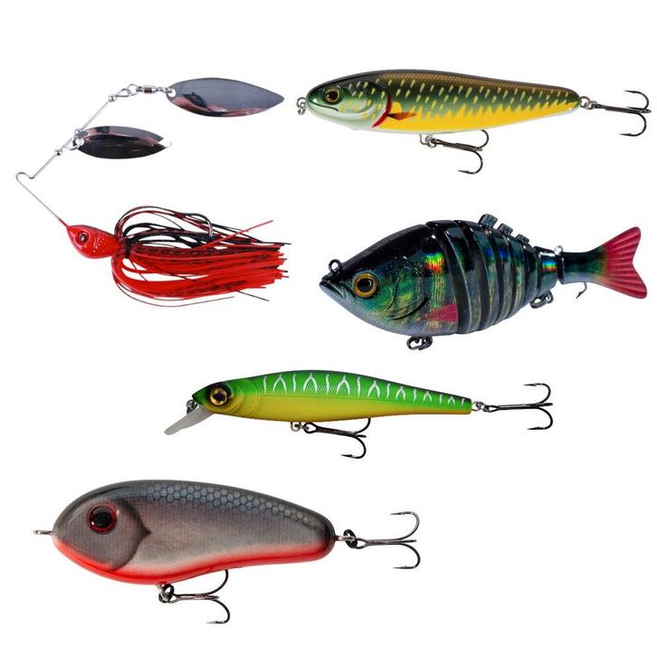 Ultimate Snoek Kunstaas Set (5pcs), Watersport en Boten, Hengelsport | Algemeen, Nieuw, Verzenden