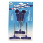 Silverline Handboor- en priemenset - 5-delig - T-handvate..., Ophalen of Verzenden, Nieuw