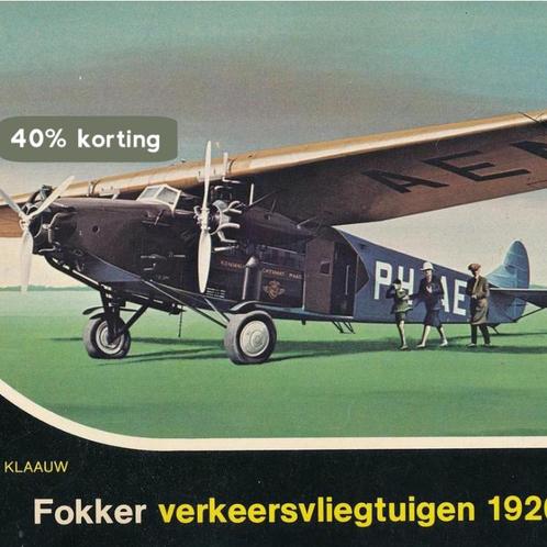 Fokker verkeersvliegtuigen 1920-1940 9789060070116 Klaauw, Boeken, Overige Boeken, Gelezen, Verzenden