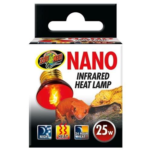 Zoo Med Nano Infrared Heat Lamp 25 w., Dieren en Toebehoren, Reptielen en Amfibieën | Toebehoren, Nieuw, Ophalen of Verzenden