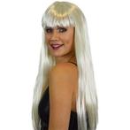 Jaren 50 pruik wit blond, Verzenden, Nieuw, Feestartikel