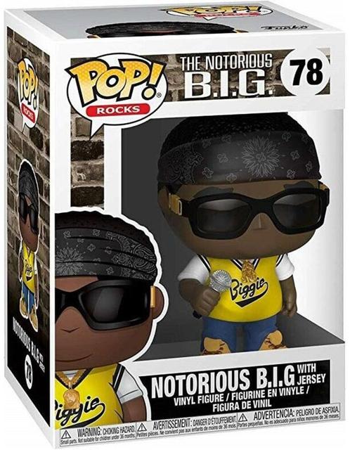 Funko Pop! - Rocks Notorious B.I.G. in Jersey #78 | Funko -, Verzamelen, Poppetjes en Figuurtjes, Nieuw, Verzenden