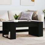 vidaXL Salontafel 102x50x45 cm bewerkt hout zwart, Verzenden, Nieuw, Overige houtsoorten, 100 tot 150 cm