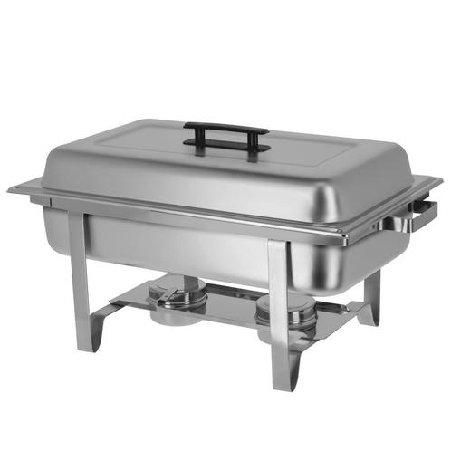GGM Gastro | Chafing Dish met deksel & RVS | CDH807, Zakelijke goederen, Horeca | Keukenapparatuur, Nieuw in verpakking, Overige typen