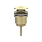 Design Afvoerplug IVY Stop&Go Geborsteld Mat Goud PVD, Doe-het-zelf en Verbouw, Sanitair, Ophalen of Verzenden, Nieuw, Overige typen