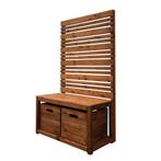 Tuinbank Memphis met Trellis en Opbergbakken, Tuin en Terras, Verzenden, Nieuw, Hout