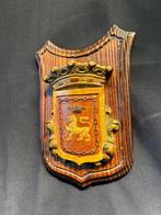 sculptuur, Emblema in legno - 33 cm - Hout