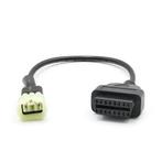 KTM 6-pins OBD – 16-pins OBD2 Verloopkabel | Motorfiets, Verzenden, Nieuw