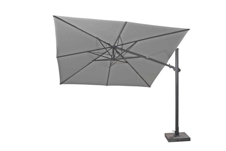 4 Seasons Outdoor Siesta parasol 300 x 300 cm charcoal |, Tuin en Terras, Tuinsets en Loungesets, Ophalen of Verzenden