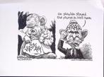 Pentekening Amerika - Vietnam en Irak (lijst optie), Antiek en Kunst, Verzenden