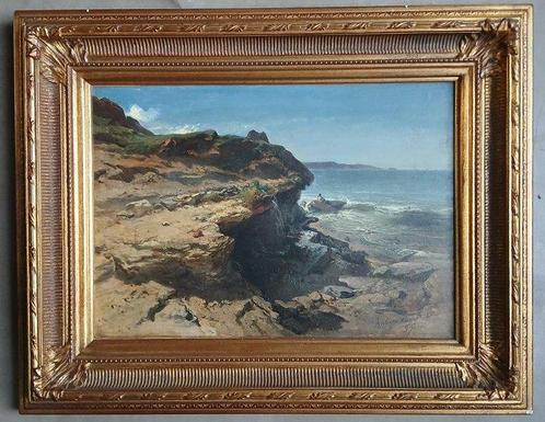 Jacob Jacobs (1812-1879) - Boulogne-sur-Mer - Opaalkust, Antiek en Kunst, Kunst | Schilderijen | Klassiek