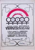 tweede echte nationale vrouwenfestival (lijst optie), Verzamelen, Posters, Verzenden, Nieuw, Overige onderwerpen, Met lijst