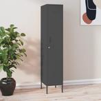 vidaXL Lockerkast 35x46x180 cm staal antracietkleurig, Huis en Inrichting, Kasten | Lockerkasten, Verzenden, Nieuw