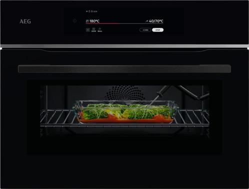 AEG TK9NK921B inbouw oven met magnetron - zwart, Witgoed en Apparatuur, Ovens, Inbouw, Hete lucht, Nieuw, Oven met grill, 45 tot 60 cm