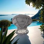 Wicker fauteuil Gargano draaibaar - grijs, Tuin en Terras, Verzenden, Nieuw