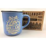 Campmug-Mok Holland Molen Blauw - keramiek incl. kadoverpakk, Ophalen of Verzenden, Nieuw