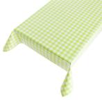 Buiten tafelkleed/tafelzeil groene ruit 140 x 170 cm - Tui.., Tuin en Terras, Tuinmeubel-accessoires, Ophalen of Verzenden, Nieuw