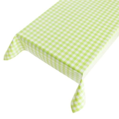 Buiten tafelkleed/tafelzeil groene ruit 140 x 170 cm - Tui.., Tuin en Terras, Tuinmeubel-accessoires, Ophalen of Verzenden