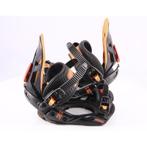 S M snowboard bindingen NITRO FREESTYLE CUSTOM, black/orange, Sport en Fitness, Snowboarden, Verzenden, Gebruikt, Bindingen