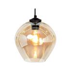 Moderne zwarte hanglamp Quinto smoke 5 lichts 130×25