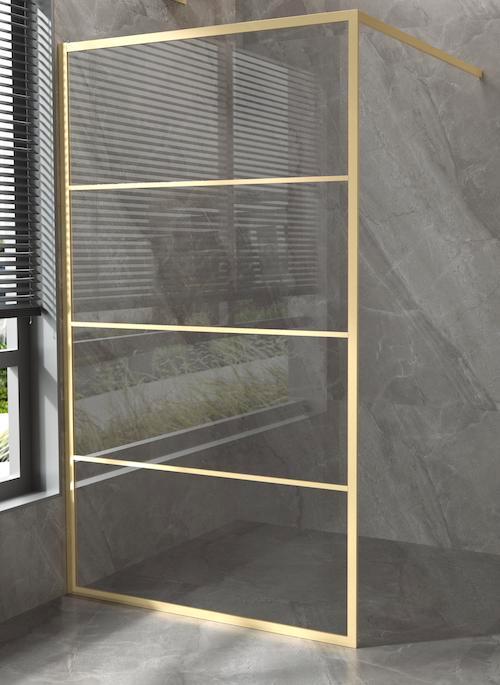 SALE - Ternem 90 x 200 - Goud - Inloopdouche -, Doe-het-zelf en Verbouw, Sanitair, Nieuw, Ophalen of Verzenden