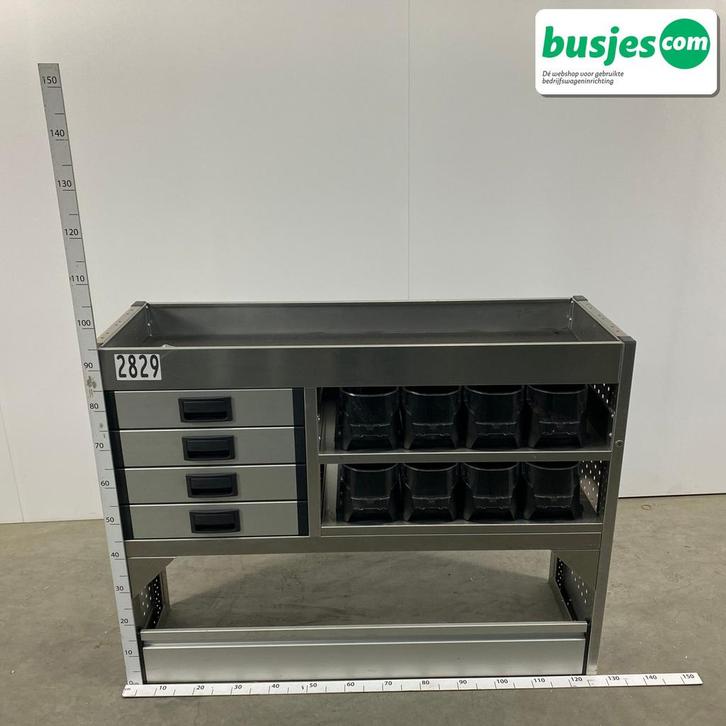 Aluca bedrijfswageninrichting 1255x415x950mm (2829), Auto diversen, Overige Auto diversen, Ophalen of Verzenden
