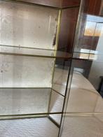 Vitrinekast - Glas, Messing, Spiegel