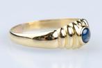 Ring - 18 karaat Geel goud - 0.20ct. tw. Saffier, Sieraden, Tassen en Uiterlijk, Ringen, Nieuw