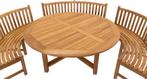 Ronde Tuinbank - Teak - Rond 200cm, Verzenden, Nieuw