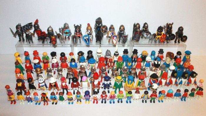 Playmobil - Assorti - Playmobil 120 poppetjes met, Antiek en Kunst, Antiek | Overige Antiek
