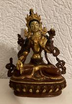 Beeld, Tibetan ‘Gold face’ depiction Buddhist deity Tara, Antiek en Kunst, Kunst | Niet-Westerse kunst