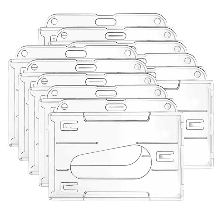 Fako Bijoux - 10x Plastic Pashouder - Kaarthouder PC, Verzamelen, Sleutelhangers, Verzenden