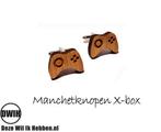 LaserWood manchetknopen X-box, Verzenden, Nieuw
