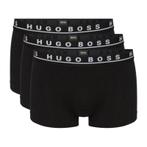 Hugo Boss Trunk Boxershorts 3Pack Zwart, Verzenden