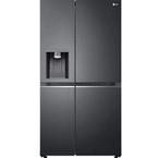 LG GSLV71MCLE Amerikaanse Koelkast Side By Side 635L Zwart, Witgoed en Apparatuur, Koelkasten en IJskasten, 200 liter of meer