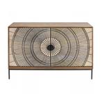*WOONWINKEL* Kare Design Eye Of Tiger Houten Design Dressoir, Verzenden, Nieuw