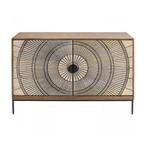 *WOONWINKEL* Kare Design Eye Of Tiger Houten Design Dressoir, Nieuw, Verzenden