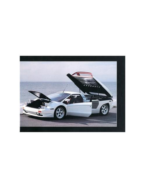 1990 CIZETA V16T BROCHURE, Boeken, Auto's | Folders en Tijdschriften