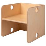 Van Dijk Toys houten kubusstoel / k van €99,95 voor €79,96, Ophalen of Verzenden, Nieuw