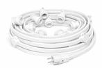 Prikkabel 15 meter | 15 of 30 fittingen | Wit | Bestel, Tuin en Terras, Buitenverlichting, Kunststof, Minder dan 50 watt, Nieuw
