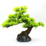 Bonsai boom met wortels op steen OS-210 - aquarium decoratie, Dieren en Toebehoren, Vissen | Aquaria en Toebehoren, Ophalen of Verzenden