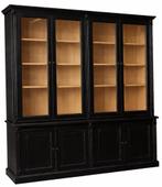 Buffetkast zwart - eiken Toulouse 220 x 240cm, Huis en Inrichting, Kasten | Buffetkasten, Ophalen of Verzenden, Nieuw