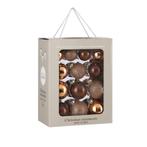 Kerstballen Set - 26 Stuks - Ø7 cm - Glas - Bruin, Diversen, Kerst, Verzenden, Nieuw