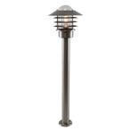 Rvs buitenlamp zilver, Felice, IP44, Ophalen of Verzenden, Nieuw, Glas, Staande lamp