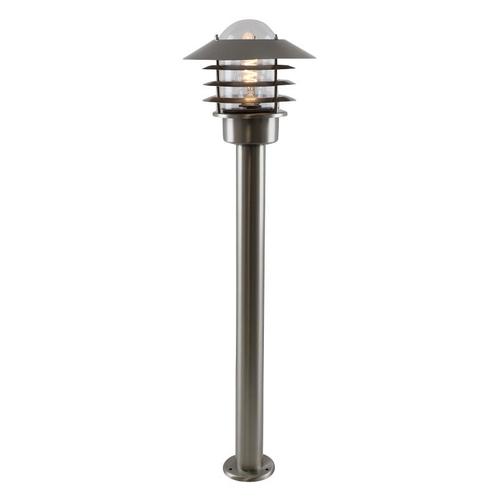 Rvs buitenlamp zilver, Felice, IP44, Tuin en Terras, Buitenverlichting, Staande lamp, Nieuw, Glas, Ophalen of Verzenden
