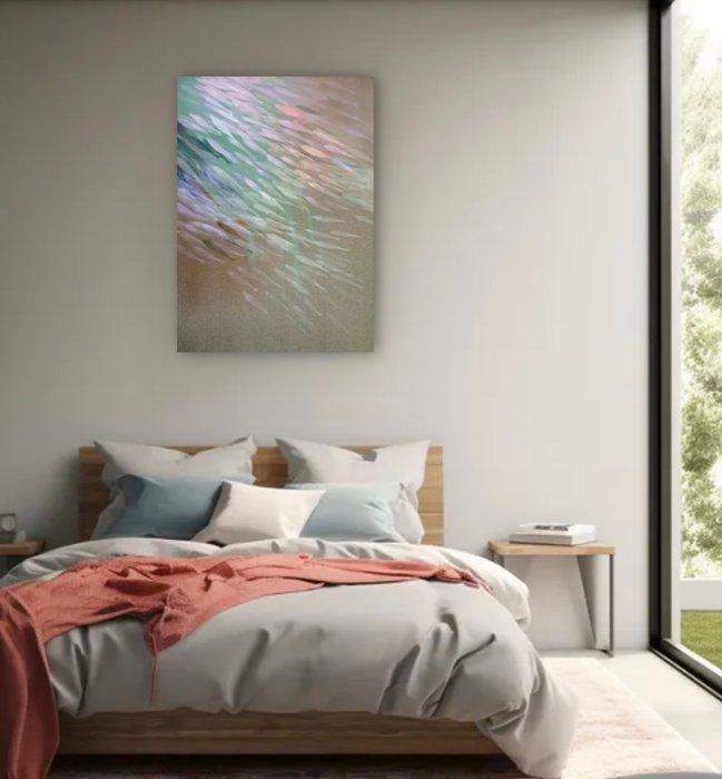 Malgorzata Krakowiak - Fish n*141 - XXL, Antiek en Kunst, Kunst | Schilderijen | Modern