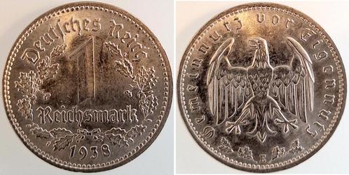 Duitsland 1 Reichsmark 1938e prfr ! Selten Archiv Franquinet, Postzegels en Munten, Munten | Europa | Niet-Euromunten, Verzenden