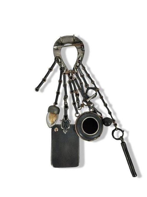 Chatelaine, Antiek en Kunst, Antiek | Goud en Zilver