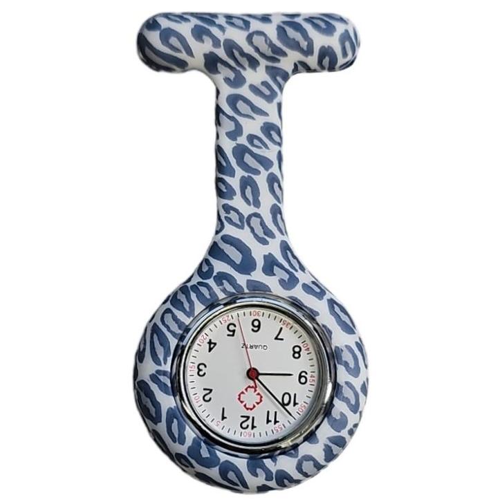 Fako - Verpleegstershorloge - Siliconen Print - Luipaard, Sieraden, Tassen en Uiterlijk, Horloges | Dames, Verzenden